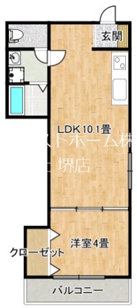 F＋style出島海岸通 間取り