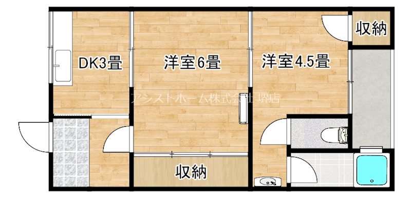 鳳ハイツ 間取り