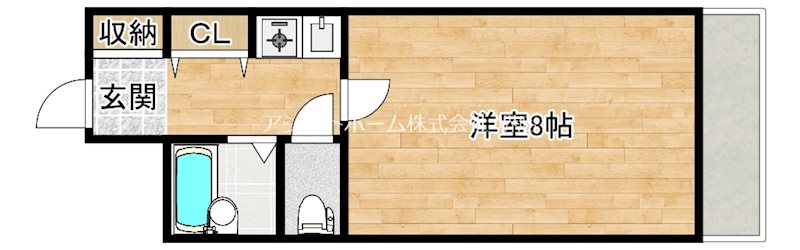 フォンティーヌ堺 間取り