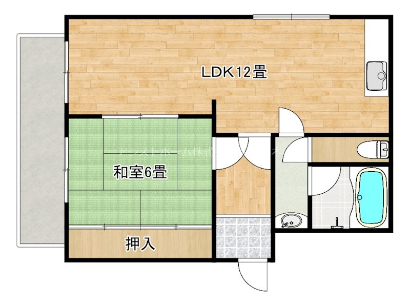 小松里マンション 間取り