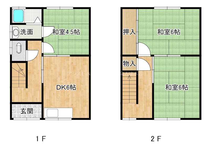 奥野テラス  間取り
