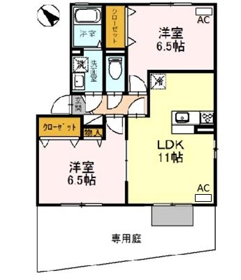 プロスパー　リヨA棟 間取り