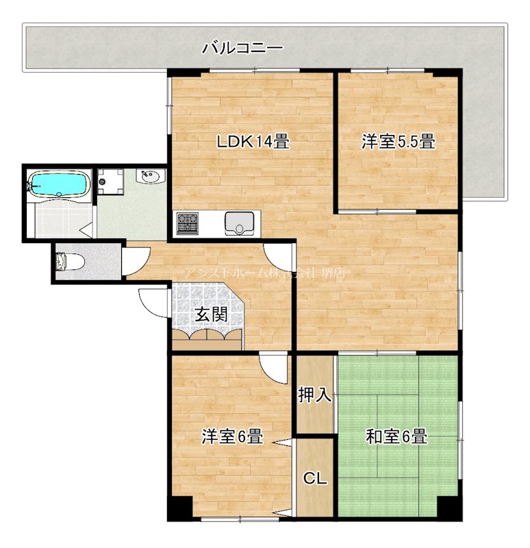 センチュリーハイツ堺 間取り