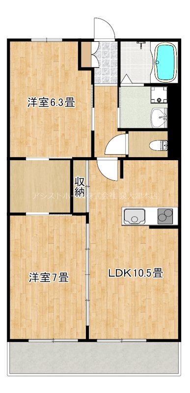 コントレール高師浜 間取り