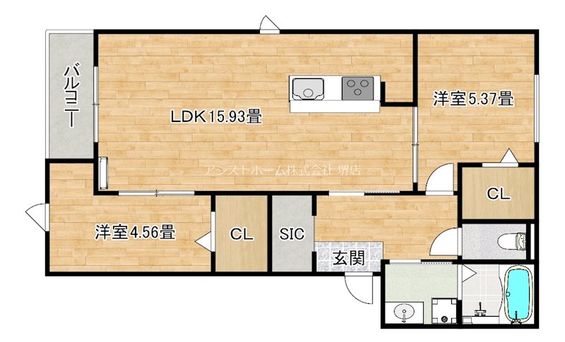 gemma garden堺東 間取り