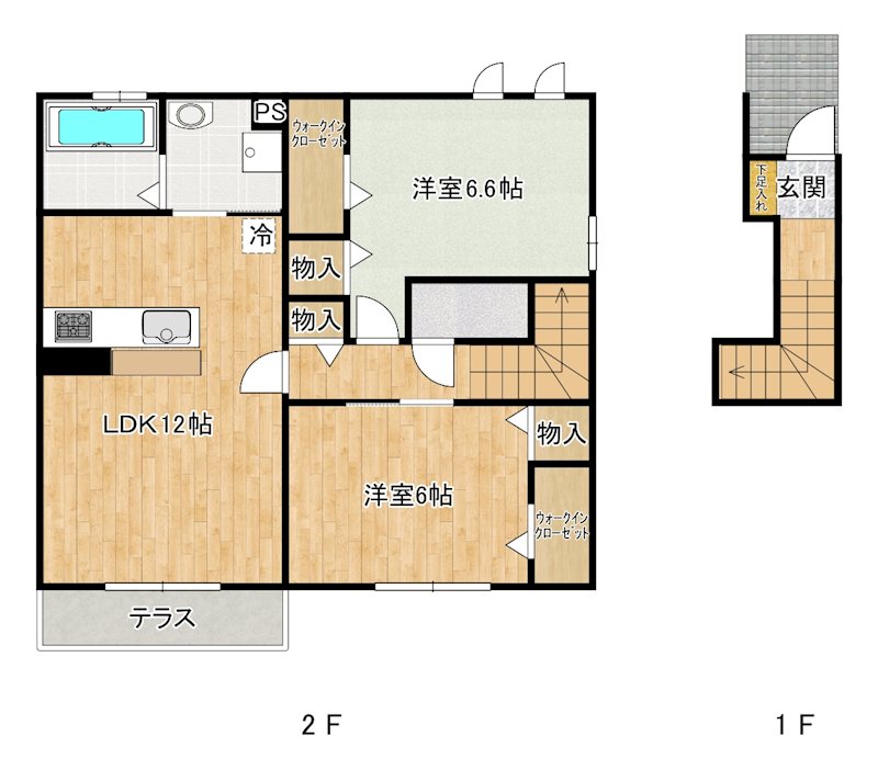 Agapanthus A棟 間取り