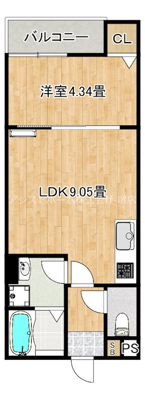 アイティーオ七道 間取り