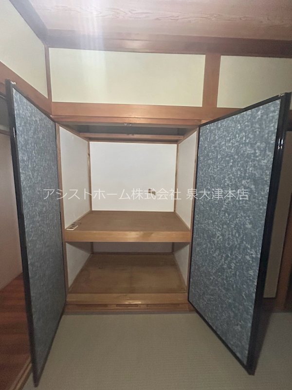 タチバナ様神須屋町戸建賃貸 収納