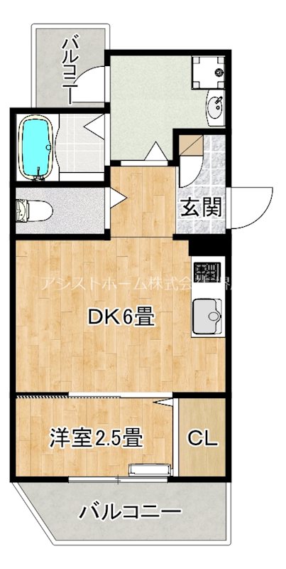 西湊町ジーイー・ディス 間取り