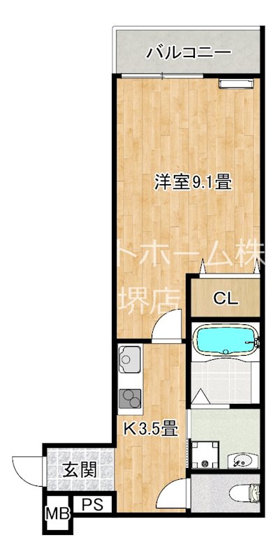 フジパレス西湊Ⅱ番館 間取り