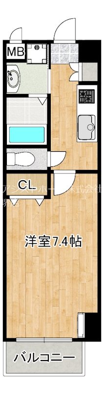 ヴィラペントハウス堺東 間取り