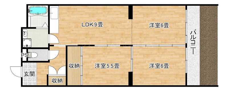 カーサ三国ヶ丘 間取り