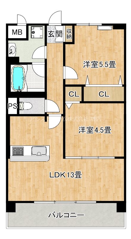 アトリエール堺寺地町 間取り