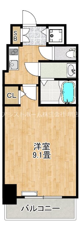 S-RESIDENCE堺blaze 間取り