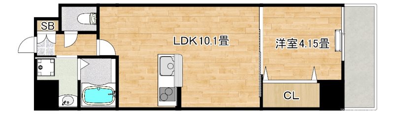FREEDOMresidence堺大小路 間取り
