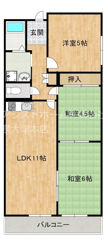 メルベーユ246 間取り