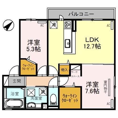 メゾンドゥボヌール 間取り