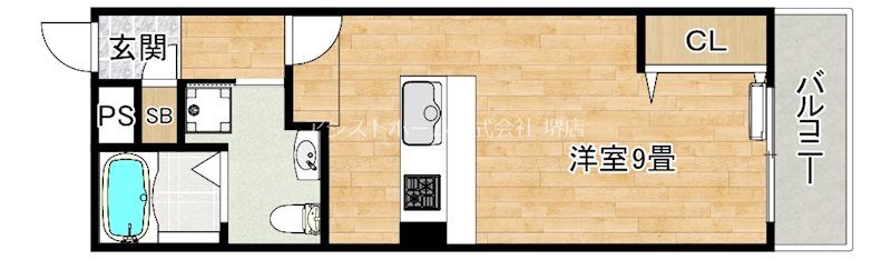 TKアンバーコート宿院 間取り