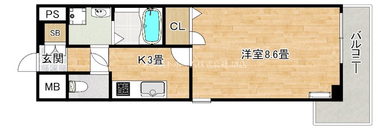 TKアンバーコート堺東Ⅱ 間取り