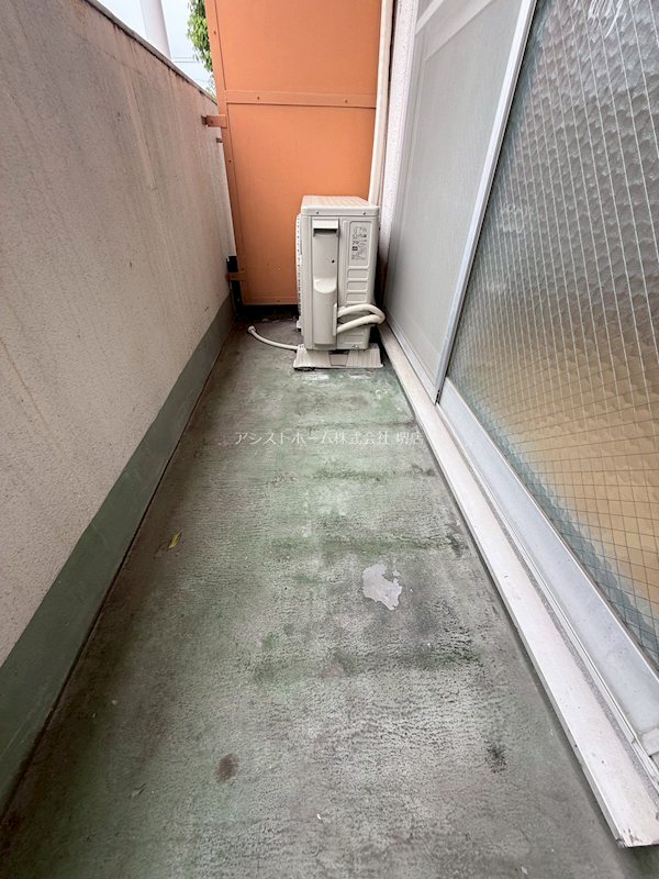 少林寺TKハイツ ベランダ