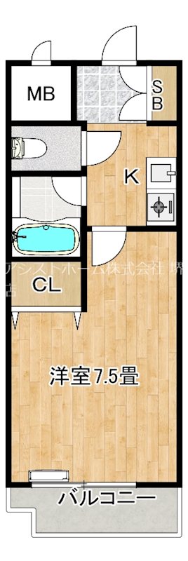 ベルデ堺東 間取り
