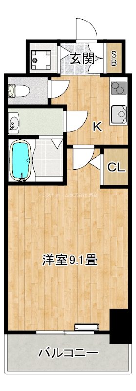 S-RESIDENCE堺blaze 間取り