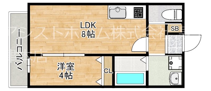ALEGRIA北助松South 間取り