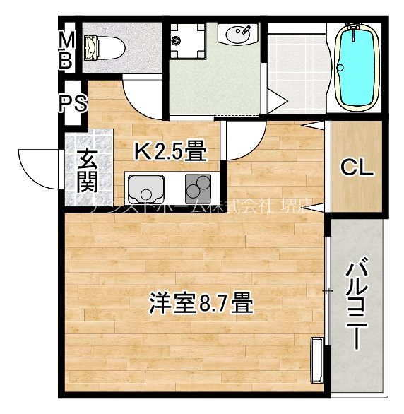 ラメゾン向陵中町Ⅱ番館 間取り