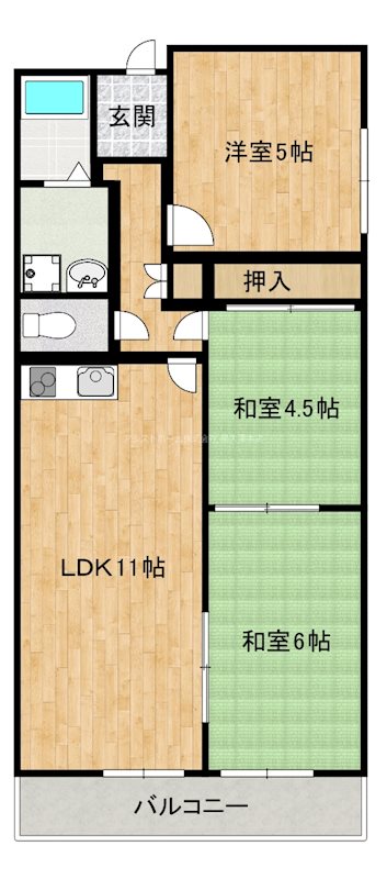 メルベーユ246 間取り