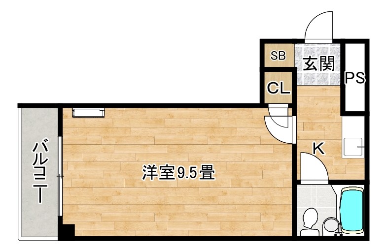 プレアール堺東Ⅲ 間取り