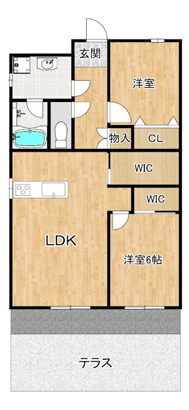 グリーンガーデン羽衣 間取り