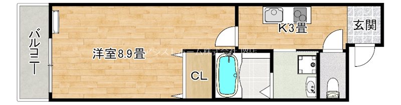 フジパレス湊駅南 間取り