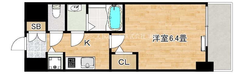 S-RESIDECE堺湊駅前azure 間取り