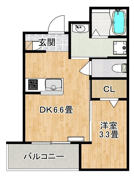 大浜北町シーエムシズ 間取り