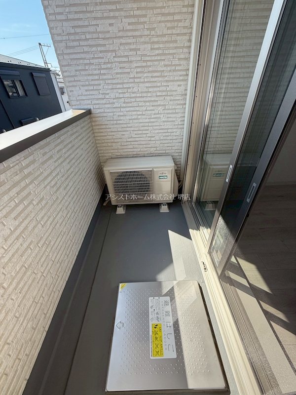 ジーメゾン石津町東プリシエ ベランダ