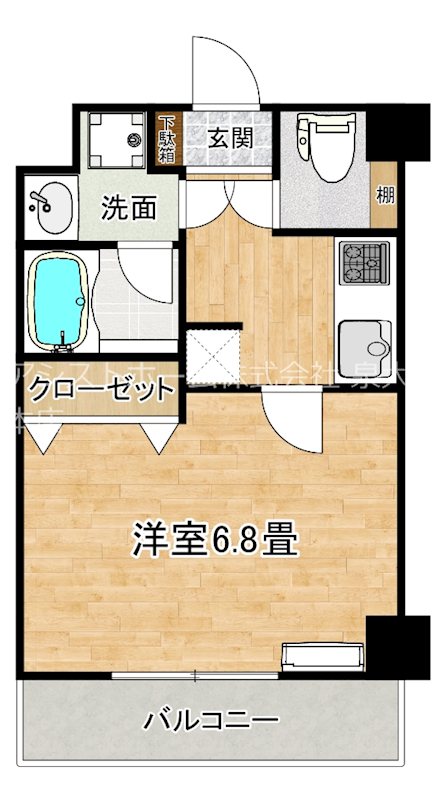 ローズステージ泉大津駅前 間取り