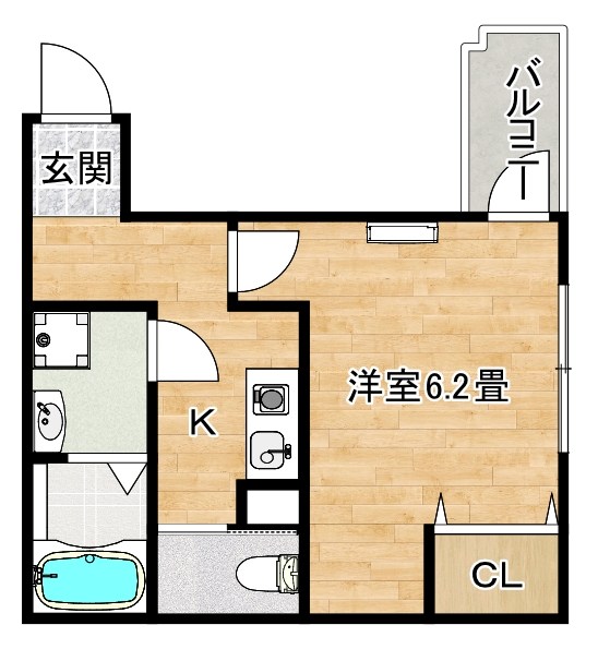 MELDIA湊 間取り