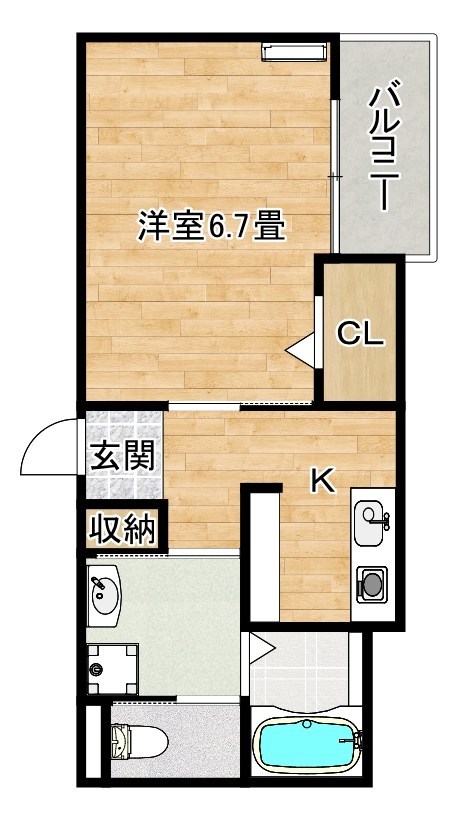 MELDIA湊 間取り