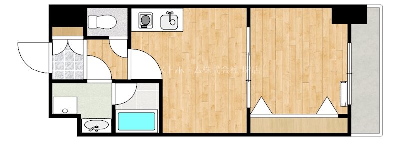 シティーコート大小路駅前 間取り