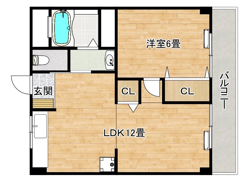 大朋マンション  間取り