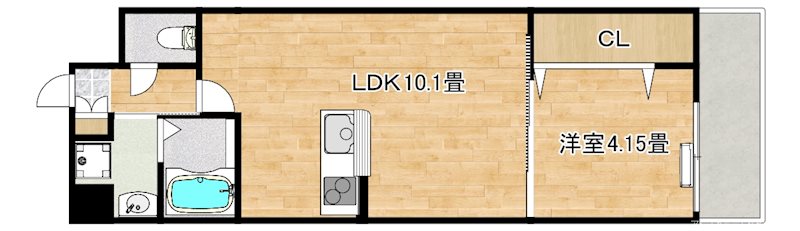 FREEDOMresidence堺大小路 間取り
