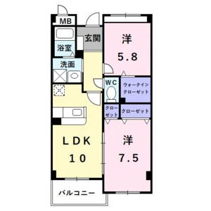 エトワール観音寺 間取り