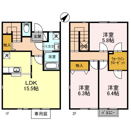 リースランド我孫子 間取り