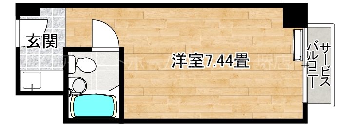 ステュディオ堺フェニックス 間取り