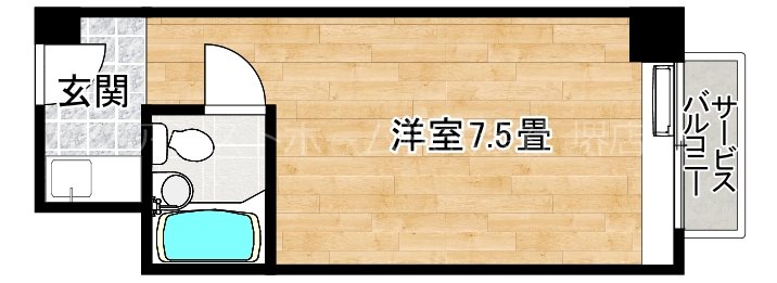 ステュディオ堺フェニックス 間取り