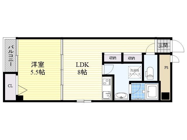 ハコス堺・山之口 間取り