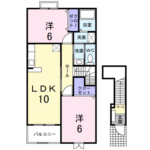 ウエストスクエアB棟 間取り