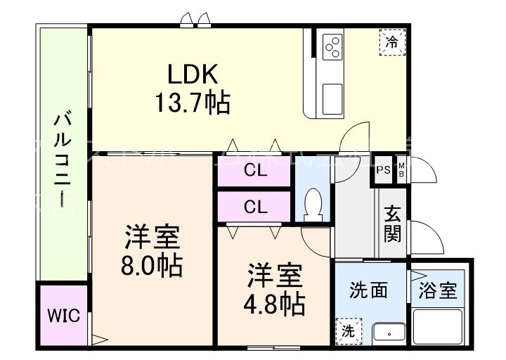 フジパレス レーヴⅠ番館 間取り