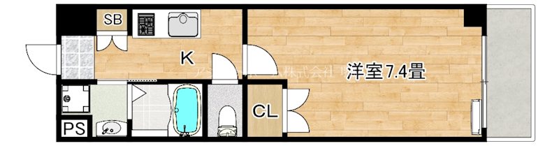 ヴィラペントハウス堺東 間取り