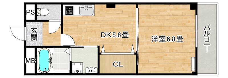 梅町マンション 間取り